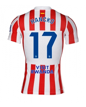 Billige Fotballdrakt Atletico Madrid David Hancko #17 Replika Hjemmedrakt 2025-26 Kortermet Billige Fotballdrakt Atletico Madrid David Hancko #17 Replika Hjemmedrakt 2025-26 Kortermet